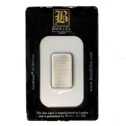 1/4 oz Rhodium Bar