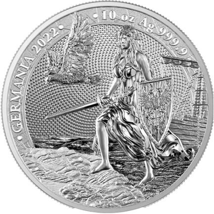 2022 10 oz Germania Silver Round (Capsule)