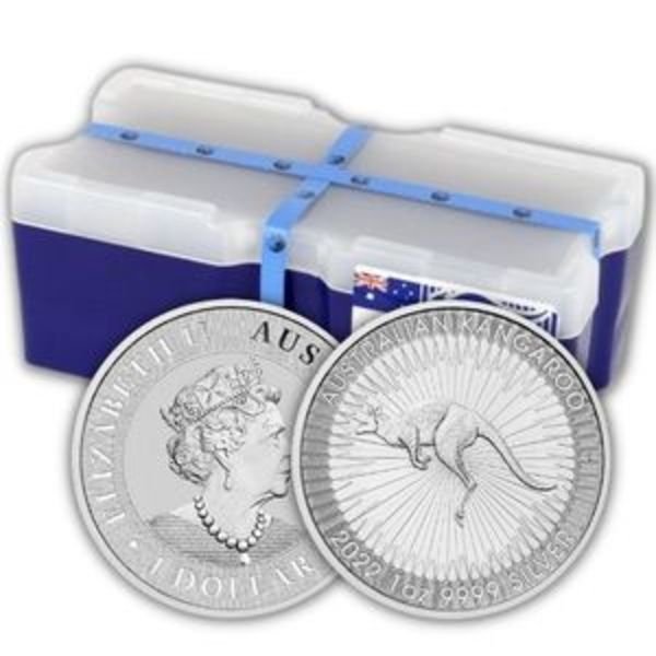 1 Oz Australian Kangaroo Silver Monster Box