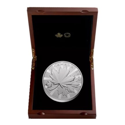 2023 1 Kilo Proof Canadian Silver Multifaceted Maple Leaf Coin