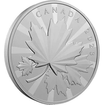 2023 1 Kilo Proof Canadian Silver Multifaceted Maple Leaf Coin