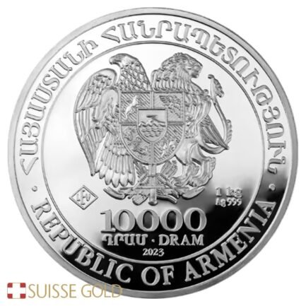 2023 Armenian Noah's Arc Silver Coin 1Kg