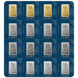 Multigram Portfolio – Qty 16 2.5 Gram Bars, 4 Ea in Gold, Silver, Platinum & Palladium