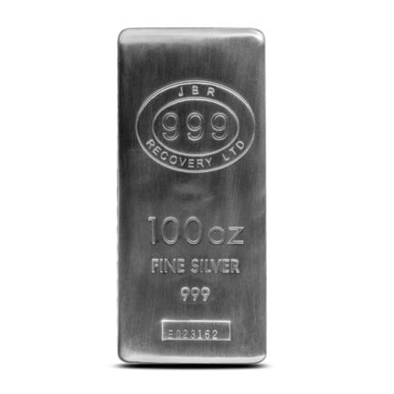 100 Oz JBR Silver Bar (New)