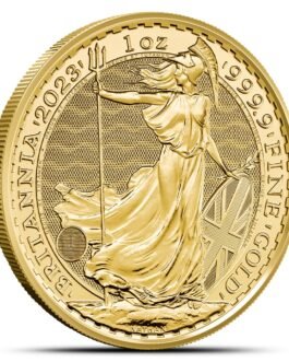 2023 1 oz British Gold Britannia Coin (BU, King Charles Obverse)