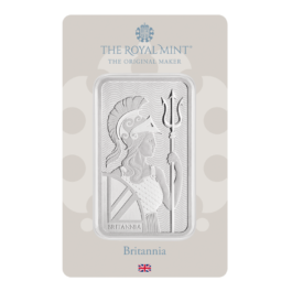 Royal Mint Britannia 1oz Platinum Silver Bar