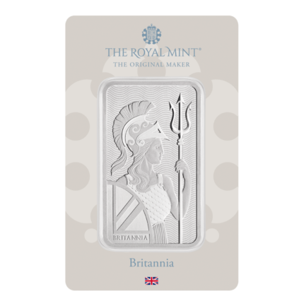 Royal Mint Britannia 1oz Platinum Silver Bar