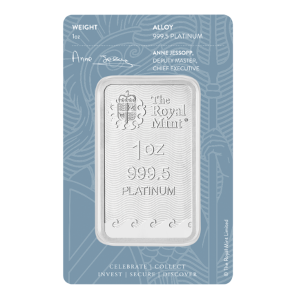 Britannia 1oz Platinum Bullion Minted Bar