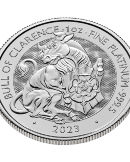 The Royal Tudor Beasts 2023 Bull of Clarence 1oz Platinum Bullion Coin