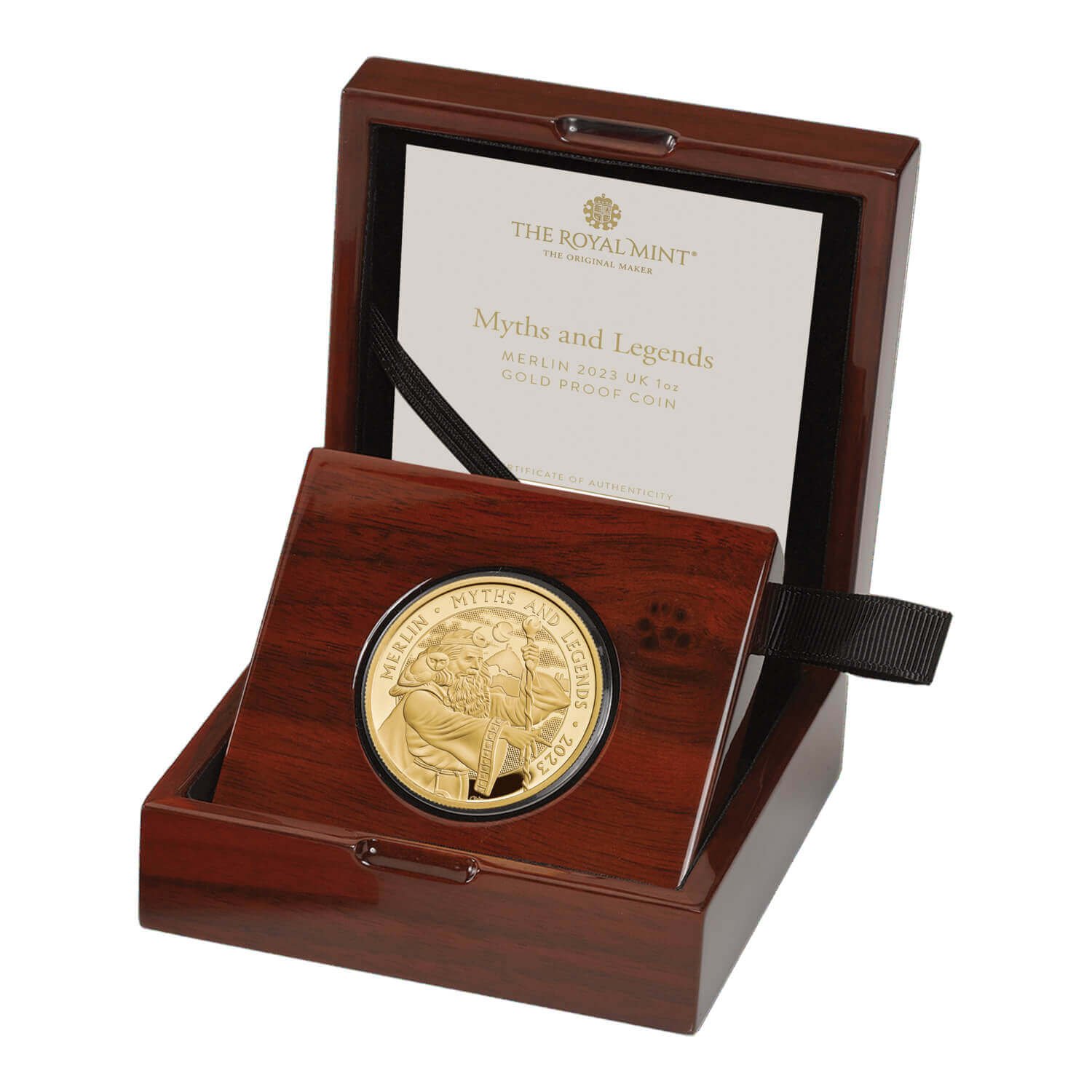 Myths and Legends Merlin 2023 UK 1oz Gold Proof Coin