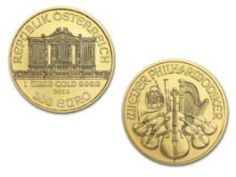 1 Oz 2016 Austrian Philharmonic Gold Coin