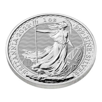 Britannia 2022 1 oz Silver Bullion Five Hundred Coin Box